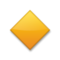 Small Orange Diamond emoji on LG